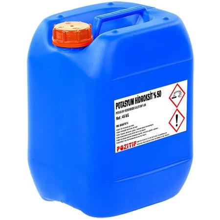Potasyum Hidroksit Sıvı %50 45 kg (Ücretsiz Kargo Fiyatı)
