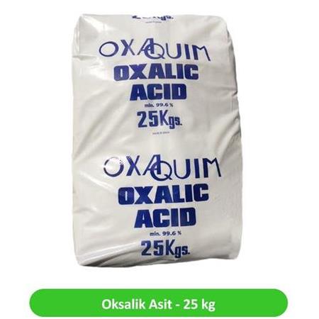 Oksalik Asit (ES) 25 kg (Ücretsiz Kargo Fiyatı)