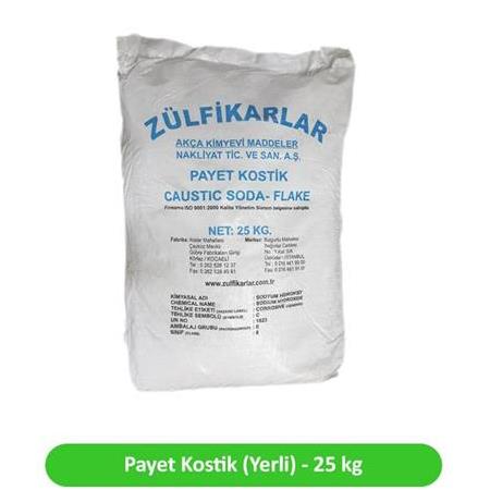 Payet Kostik Sodyum Hidroksit (Zülfikar) 25 kg (Ücretsiz Kargo Fiyatı)