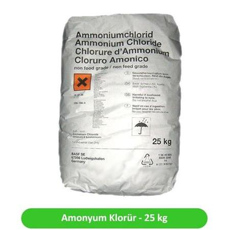 Amonyum Klorür BASF 25 kg (Ücretsiz Kargo Fiyatı)