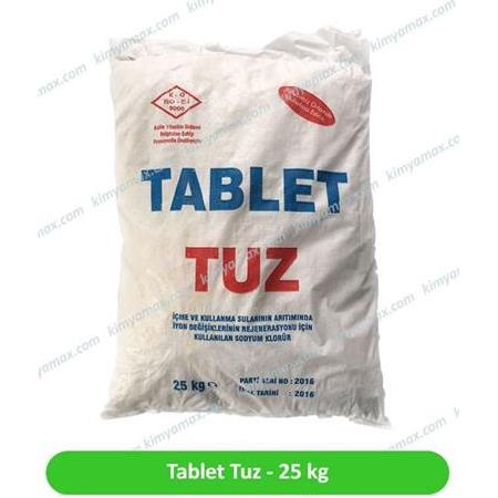 Tablet Tuz (Sodyum Klorür) 25 kg (Ücretsiz Kargo)
