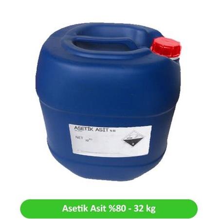 Asetik Asit %80  32 kg (Ücretsiz Kargo Fiyatı)